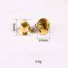 100 Pcs Small Golden Liberty Bells Christmas Jingle Bells Craft