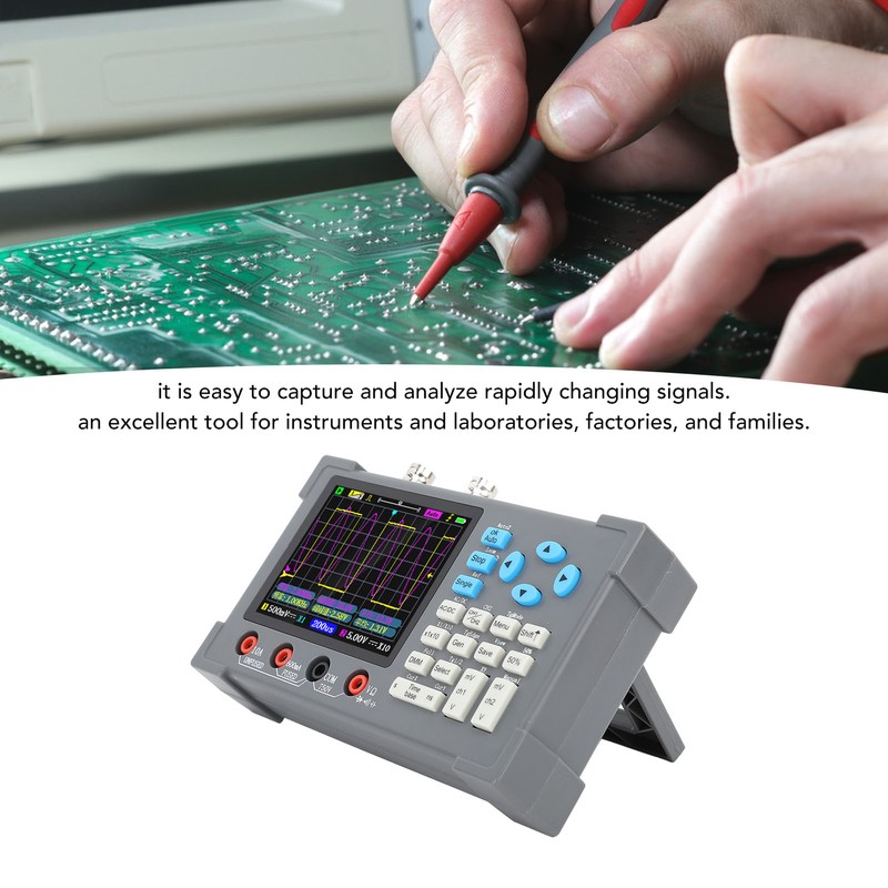 Digital Multimeter 2 Channels 120Mhz Bandwidth 250MSa/s Sampling Rate 500M