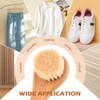 Laundry Stain Brush, Natural Soft Boar Bristles