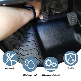 Foot Rest Pedal Caps, 2 Pieces Rubber Cover Brake Pedal, Pedal Pad for Car, Pedal Caps, Clutch Pedal, Brake Pedal Pad, Pédale de Frein d'embrayage Housse en Caoutchouc