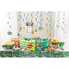 Football Plastic Tablecloth for Game Day Party (Green, 3 Pack)