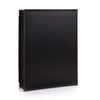 Kenro Black Textured Photo Album with Silver Corners for 200
