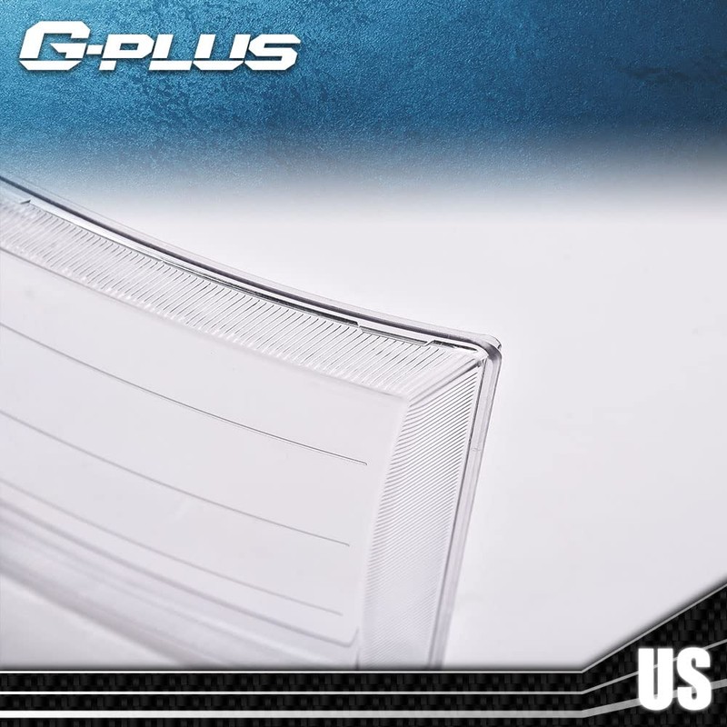 G-PLUS Front Headlight Lens Cover Compatible With 97-04 Ford F150