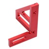 3D Multi Angle Measuring Ruler 45 90 Degree Aluminum Alloy