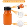 12oz Plastic Fillable Juice Bottles, Chetexus 350ml Bulk Beverage Containers