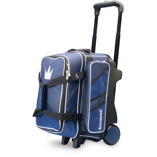 Brunswick Quest Double Roller Bowling Bag (Blue)