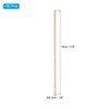 PATIKIL 50pcs 3mm x 10cm Dowel Sticks Wooden Sticks Unfinished