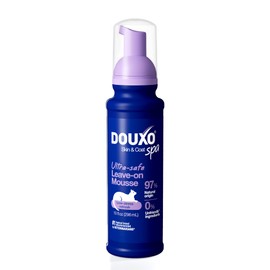 DOUXO® Skin & Coat SPA - Ultra-Safe Low-Stress Refresh Leave-on Mousse for Cats, 10 fl oz, Safely Cleans and Refreshes the Coat, Leaves the Coat Soft, Radiant and Smelling Great, Skin-Friendly Formula
