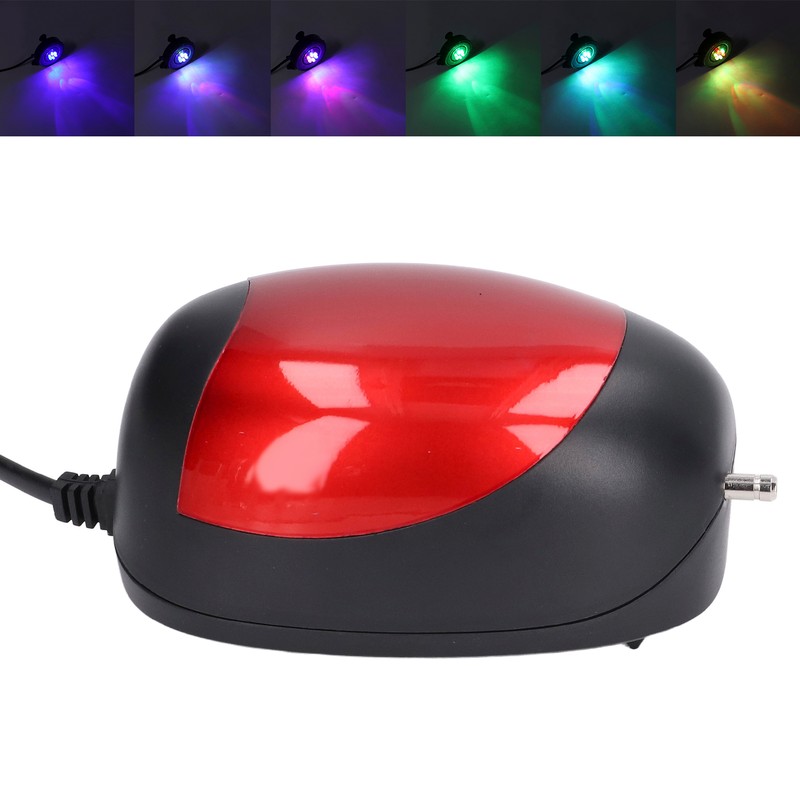 Portable Aquarium Air Pump Quiet Waterproof LED Light Fish Tank