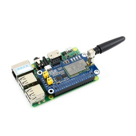 Waveshare SX1262 LoRa HAT for Raspberry Pi Spread Spectrum Modulation 868MHz Auto Multi-level Repeating Supports Wireless Parameter Configuration & Fixed-point Transmission Support Meshtastic Project