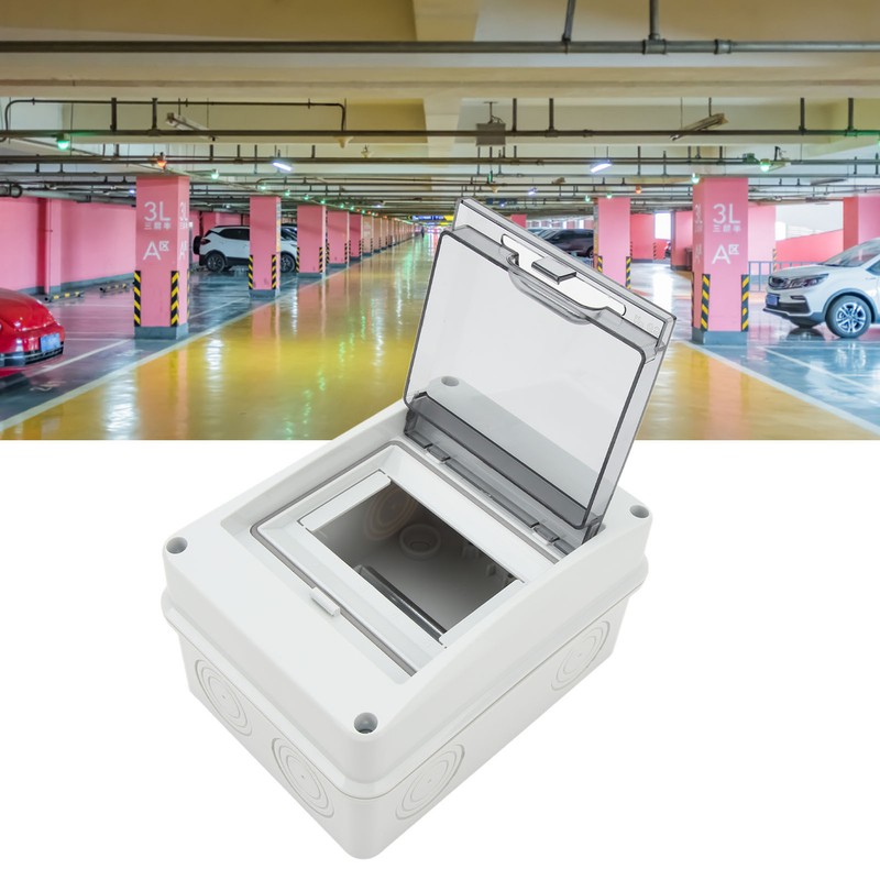 Circuit Breaker Distribution Box Open Mounting IP65 Waterproof 5 Way