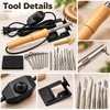 Fabric Flower Ironing Tool Set – 8–18 Head Floral Shaping