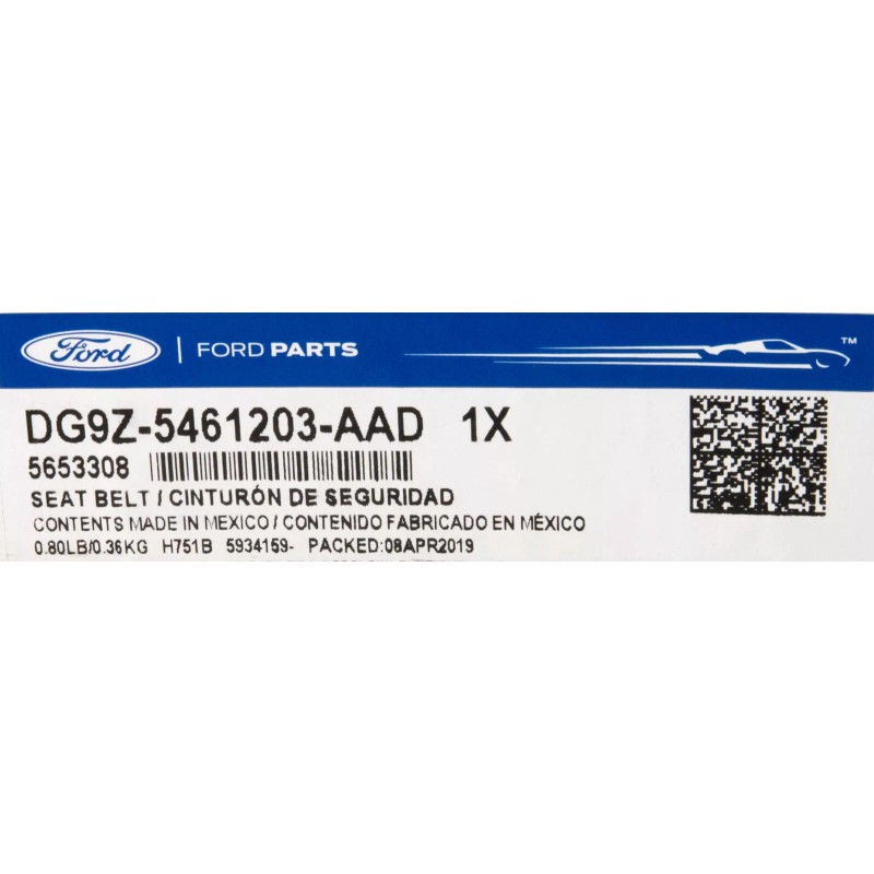 Ford NEW OEM 2013-2016 Ford Fusion Front Seat Belt Buckle