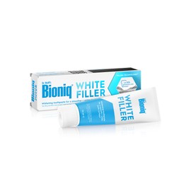 Bioniq® White Filler Toothpaste - 1 x 75 ml – Gentle Whitening Toothpaste with Hydroxyapatite - Protects and Strengthens Enamel - for Smooth and White Teeth - Gently Removes Stains, Fluoride-Free