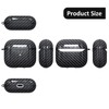 AKABEILA Case for AirPods 3 2021 Case Cover with Carabiner