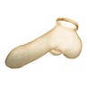 Toylie Latex Sleeve L, 14.5 cm Shaft Length, Semi Transparent