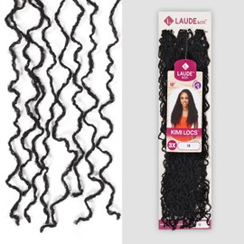Laude Crochet Braids African Roots Braid Collection Micro Locs 18" (Kimi Locs) (Pack of 1, 3T4/27/613)