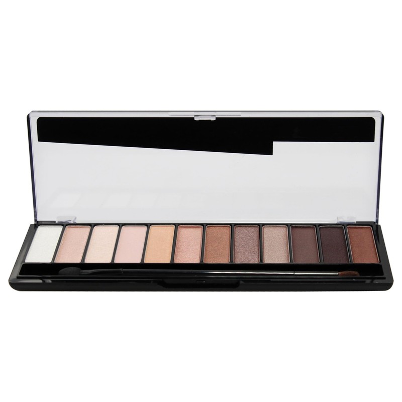 Rimmel London Magnif'Eyes Eyeshadow Palette, 12 Shades, Blendable Formula, Versatile,