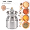 Portable Stainless Steel Manual Coffee Grinder Convenient Adjustable Coffe Bean