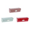 3x Lipstick Case Verde Grisáceo Y Marrón Y Rojo
