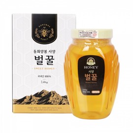 Dongwha Beekeeping Specification Honey Specification Honey Domestic Honey 2.4kg / 동화양봉 사양벌꿀 사양꿀 국산꿀 2.4kg