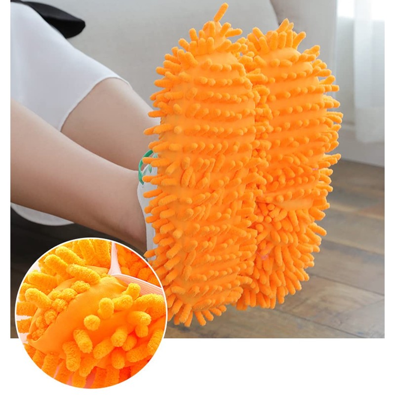 YFFSFDC Mop Slippers, Room Shoes, Floor Mop, Cleaning Slippers, Cleaning