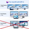 LIONWEI Laptop Docking Station 13 in 1 - Dual HDMI+DisplayPort+10Gbps,