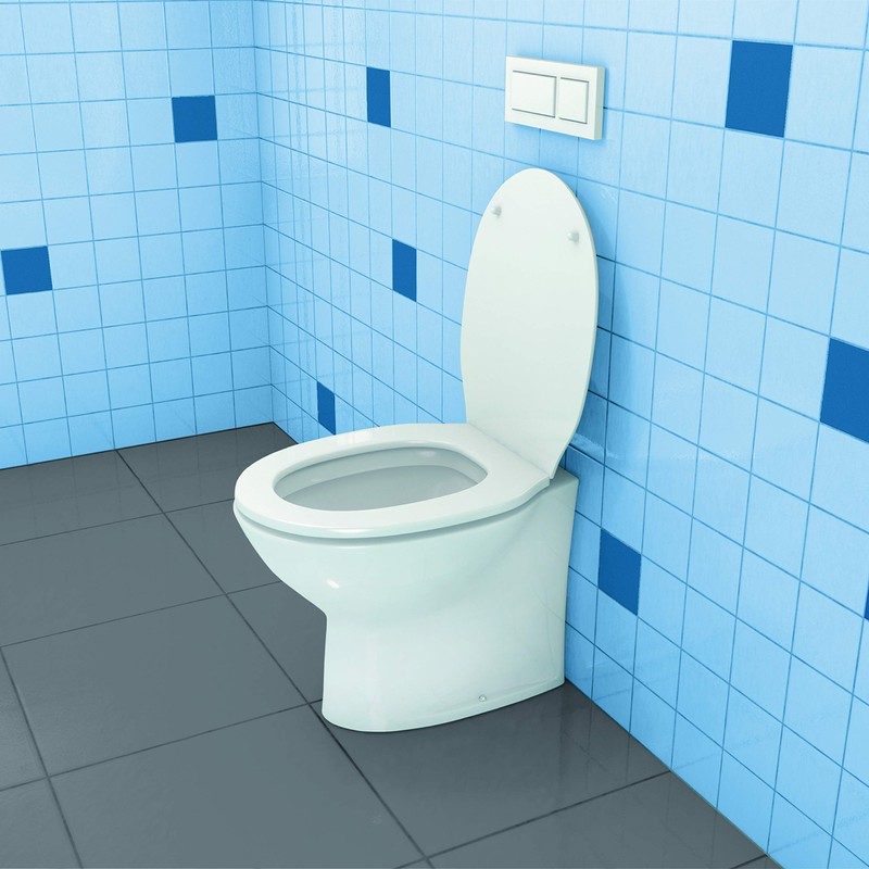 TOX Stand-Alone WC Fastening Toilet XL, White, 1 Set, 04510139