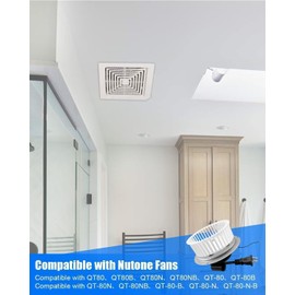 0695B000 Bathroom Fan Motor Fit for Nutone QT80 QT-80 Series, Motor Assembly Replace S0695B000 8253210240 AL41286A JA2B089N JA2C118H JAC118