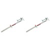 Profile Brick Laying Clamps 350MM X 2 PCS Nail ON