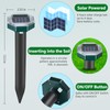 Mole Repellent Solar Powered - Ultrasonic Mole Repeller Vole Repellent