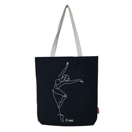 hello-bags Women's N-003-FREE Tote Bag, Black, black