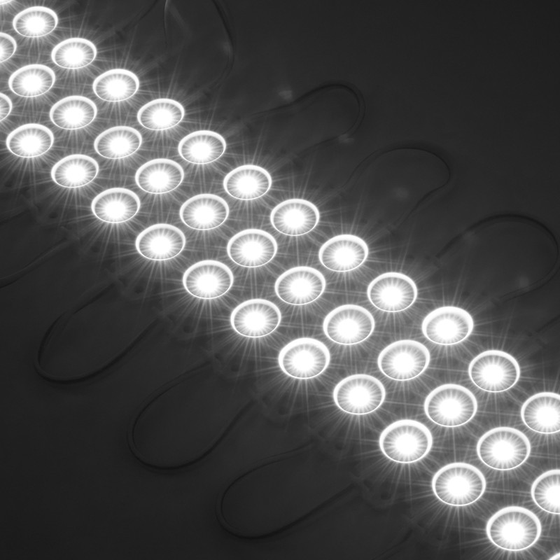 Q QINGCHEN 200 PCS 5050 SMD DC12V Injection 3 LED