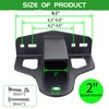 Zero Turn Lawn Mower Hitch with 2" Receiver，6mm Thicker Heavy