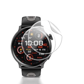 YAJOJO 2 Pack Screen Protector for Mingdaln S666 1.43" Smart Watch, Soft TPU Screen Protector for Mingdaln S666 1.43",Flexible TPU HD Protective Film, Bubble Free, HD Transparent, Touch Sensitive