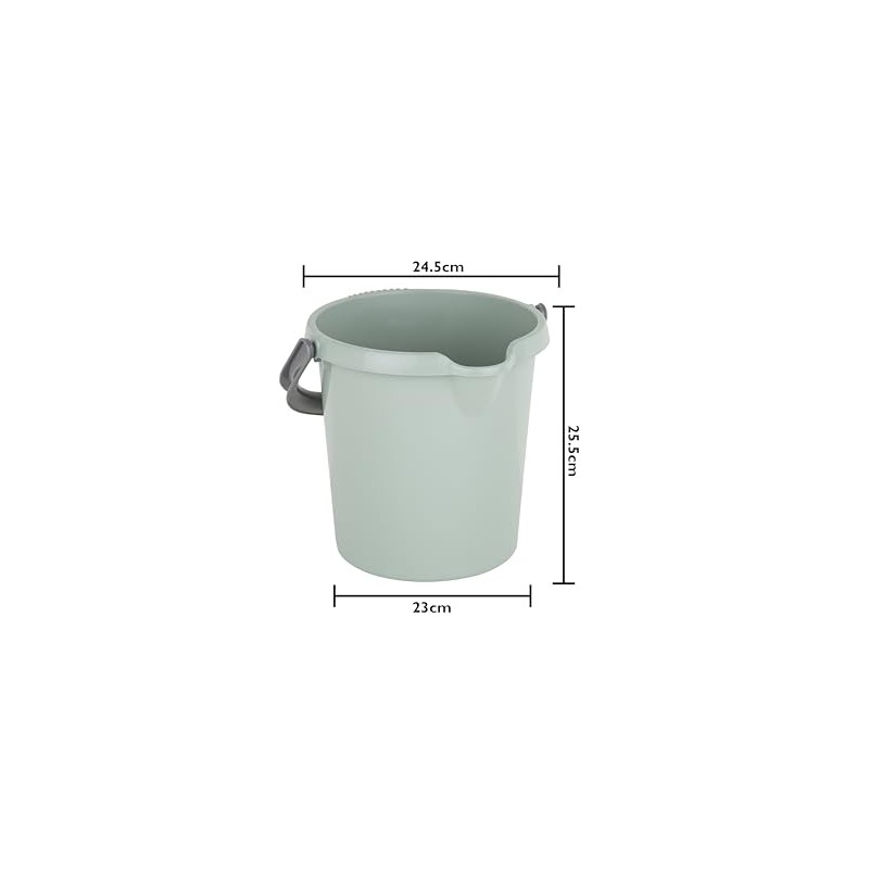 (Set of 3) High Grade 5L Litre Silver Sage Plastic