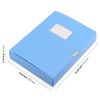HAKZEON 6 Pack Assorted Colour A4 Box Files, 55mm Spine