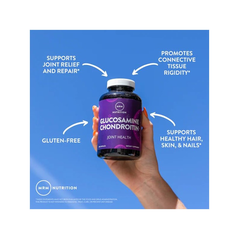 MRM Glucosamine 1500mg & Chondroitin Sulfate 1200mg | Triple Strength