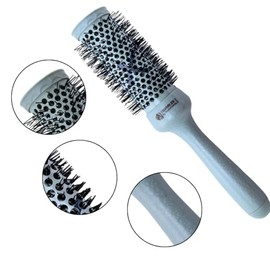 Xtreme Cepillo redondo 35 mm para Cabello con recubrimiento de tourmalina ionico, gris