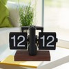 Flip Down Clock Digital Mechanical Retro Folding Clock with Thick