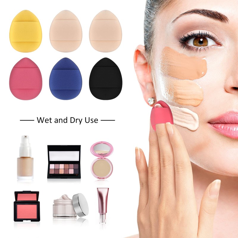 Sibba Powder Puff 6 Pcs Makeup Sponge Beauty Blender Face