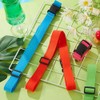 4 Piece Beach Towel Clips Ties Stretch Chair Bands Towel