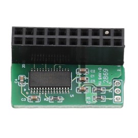 20 Pin TPM 2.0 Module for SuperMicro for AOM TPM 9665V TCG 2.0 Parallel Easy Installation 20‑1 Pin TPM Module