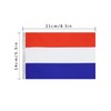 Netherlands Dutch String Banner Flag,5.5 x 8.2 Inch String Banner,Indoor