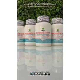 Probioticos 100 Cápsulas Billones Por Toma Reales Cepas Reforzado Inulina Vitamina