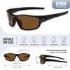 Ofwin Polarized Sports Sunglasses for Men Women Driving Cycling Fishing