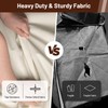 SLEEPING LAMB 170L Huge Blanket Storage Bag, Sturdy Oxford Fabric