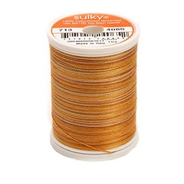 Sulky 713-4065 12-Weight Cotton Blendable Thread, 330-Yard, Sundown