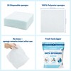 Scrubzz Disposable No Rinse Bathing Wipes - All-in-1 Single Use