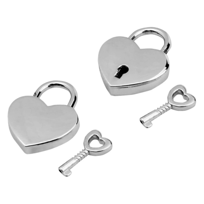 SKY Padlock School Locker Black Heart Outdoor Alike Key Post